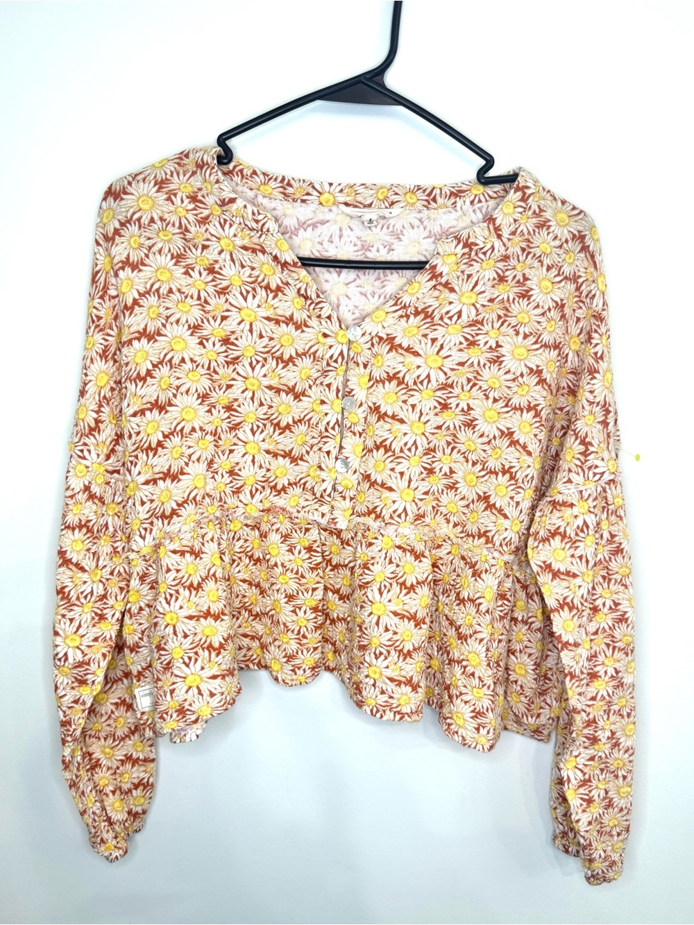 Simply Southern Daisy Peplum Top